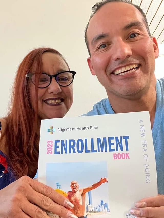 Reviewing enrollment materials together