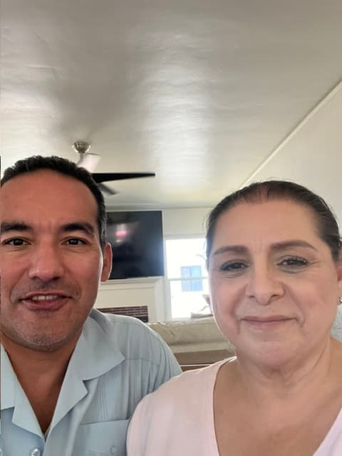 Home visit and check-in